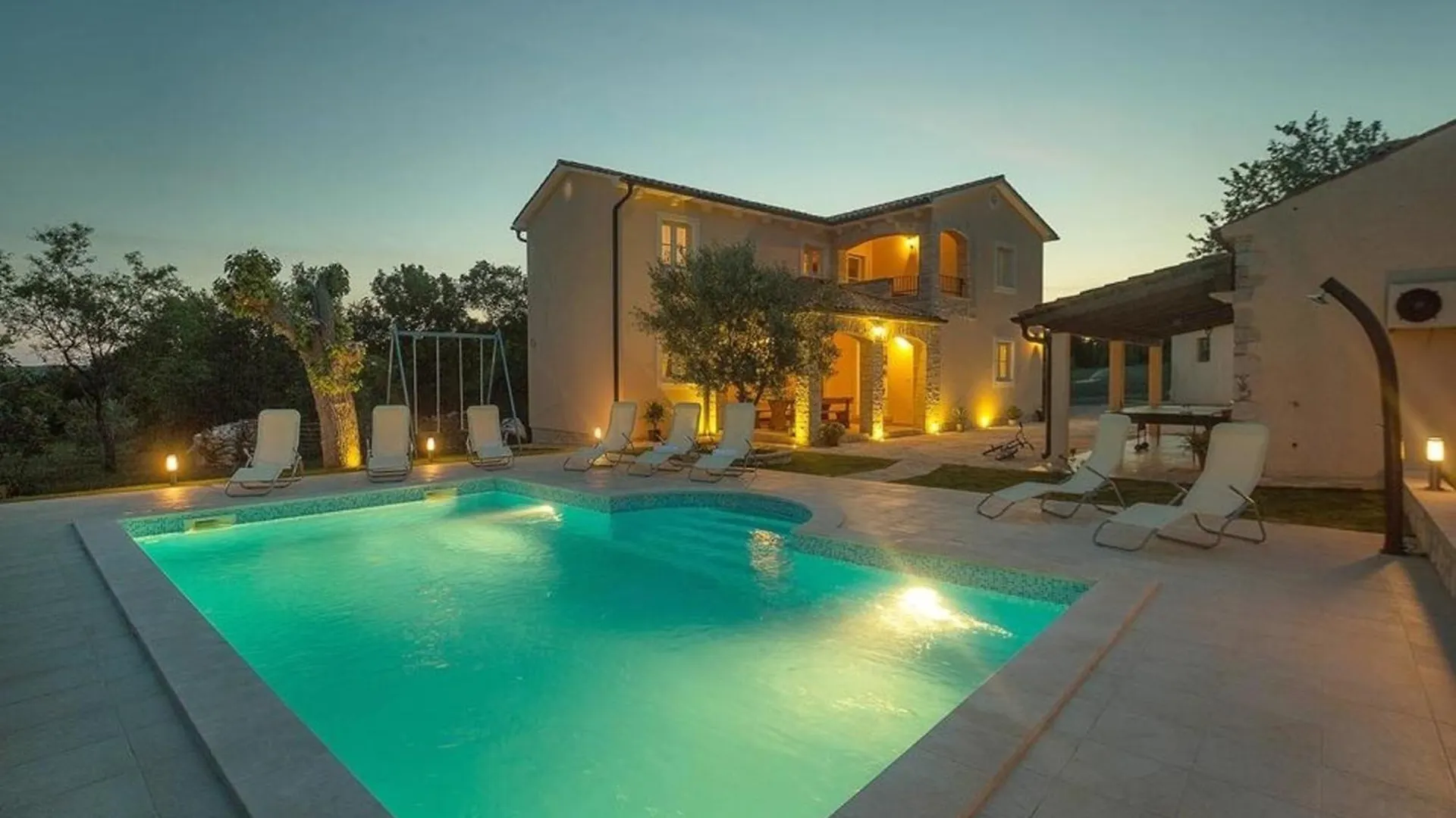 Ferienhaus Mit Privatpool Fuer 10 Personen Ca 170 Qm In Brgod, Istrien Bucht Von Rasa Labin  0*, Labin (Istria) Κροατία